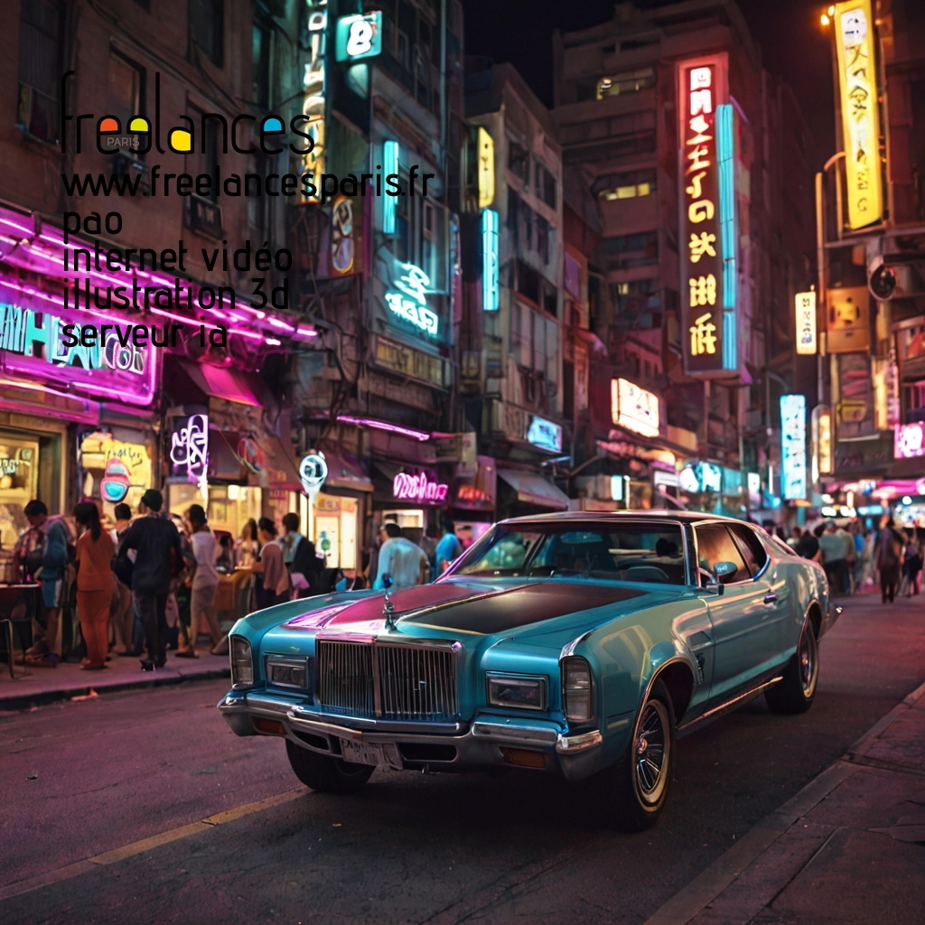 Pao mise en page internet vidéo illustration 3d serveur IA générative AI freelance paris studio de création magazines bhsokoz0